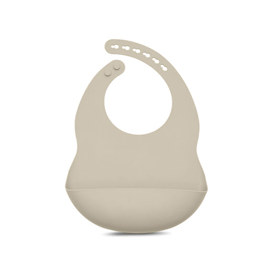 Premium Silicone Bib – Oatmeal